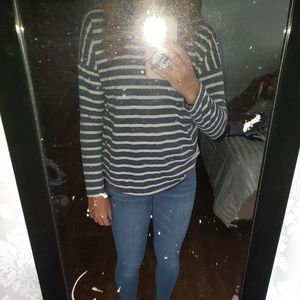 Long sleeve striped tee